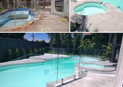 Pool renovation white interior - Kooyong | Pacific Pools