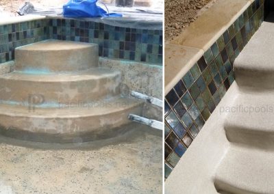 Swimming pool glass bead render - Melbourne | Pacific Pools